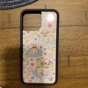 Cute Puppy Phone Case with Stars and Moons